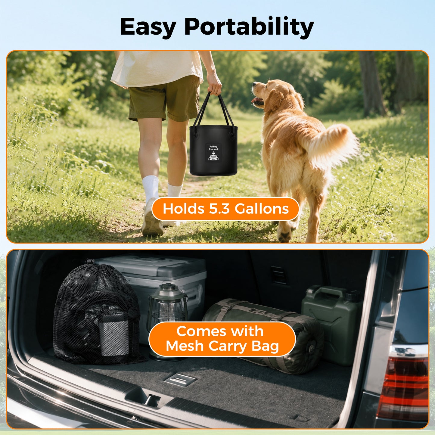 Hillhub Portable Camping Shower Kit