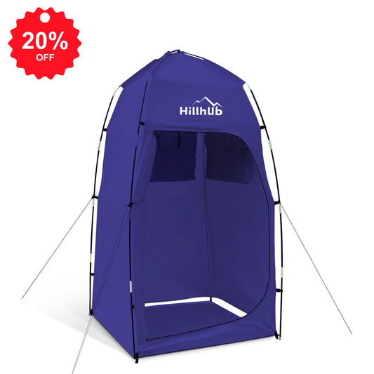 Hillhub Portable Camping Shower Tent with Floor