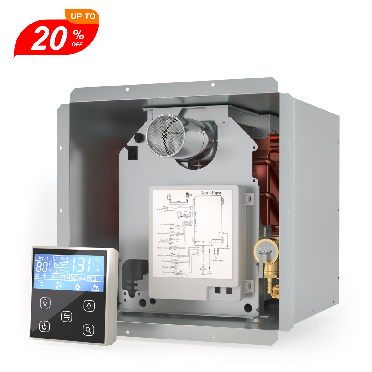 Hillhub 3.9 GPM  RV Tankless Water Heater