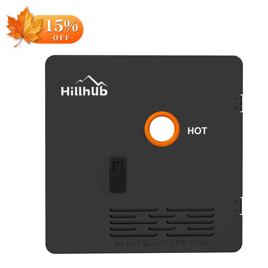 18 x 18 Inches RV Water Heater Black Door