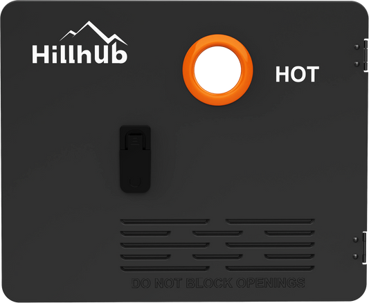 15 x 18 Inches RV Water Heater Black Door