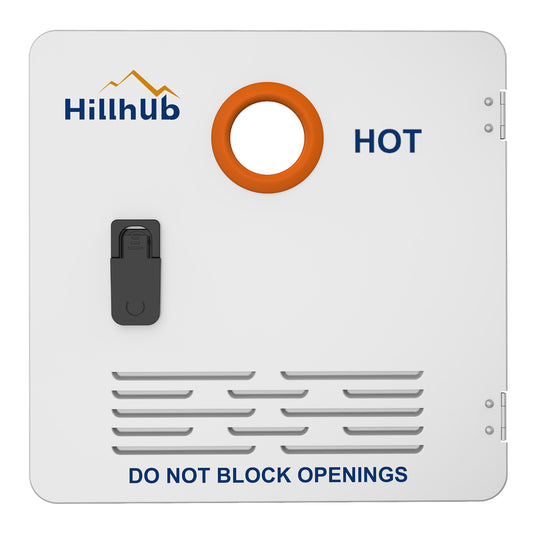 15 x 15 Inches Rv Water Heater White Door