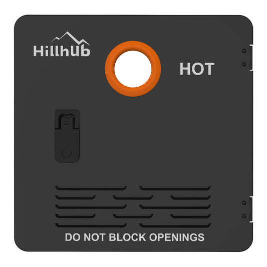 15 x 15 Inches Rv Water Heater Black Door