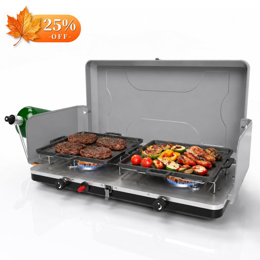 Hillhub Dual Burner Propane Camping Stove