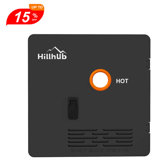18 x 18 Inches RV Water Heater Black Door