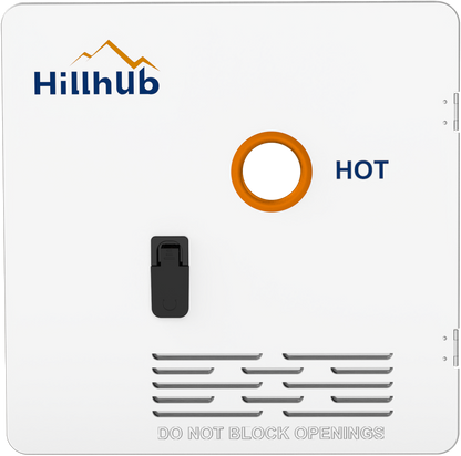18 x 18 Inches RV Water Heater White Door
