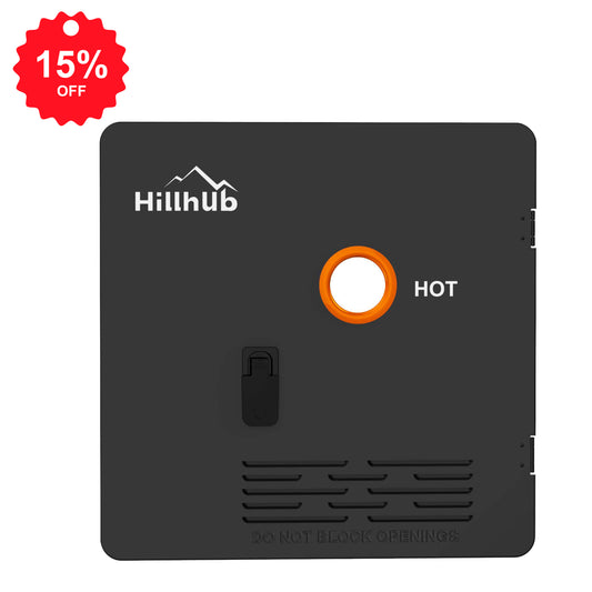 18 x 18 Inches RV Water Heater Black Door