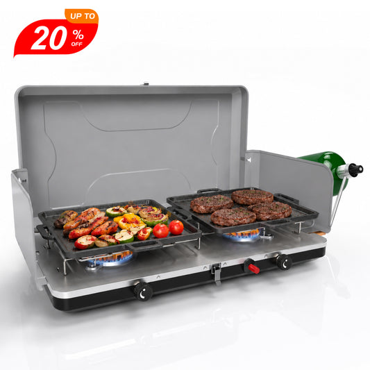 Hillhub Dual Burner Propane Camping Stove