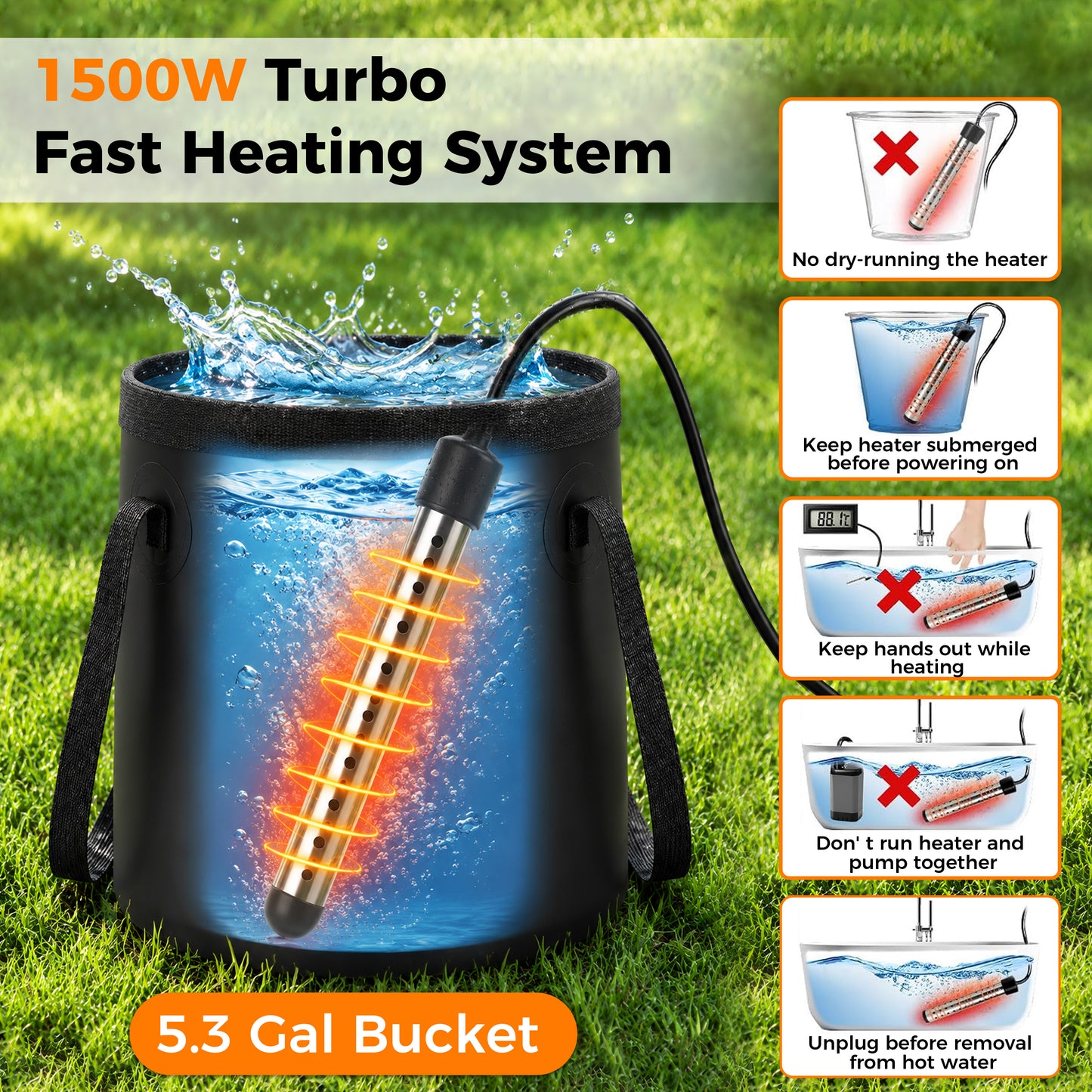 Hillhub Portable Camping Shower Kit