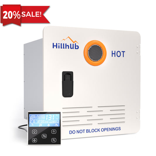Hillhub 3.9 GPM RV Tankless Water Heater With Door(White)