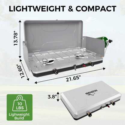 Hillhub Dual Burner Propane Camping Stove