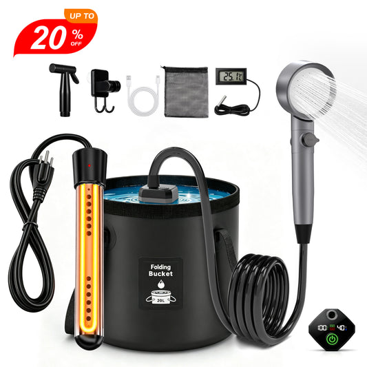 Hillhub Portable Camping Shower Kit