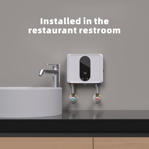Hillhub Electric Tankless Water Heater for Instant Hot Water