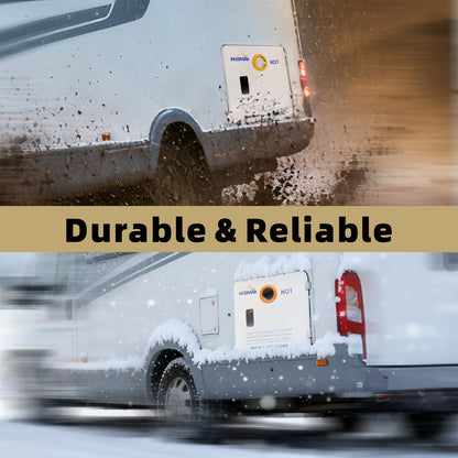 Hillhub RV Tankless Water Heater, 3.9 GPM Propane Instant Hot Water Heater for Motorhome Camper, 65,000 BTU On-Demand with Stable Temperature for Outdoor Shower & Travel Trailers