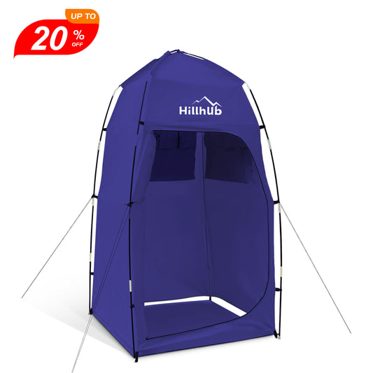 Hillhub Portable Camping Shower Tent with Floor