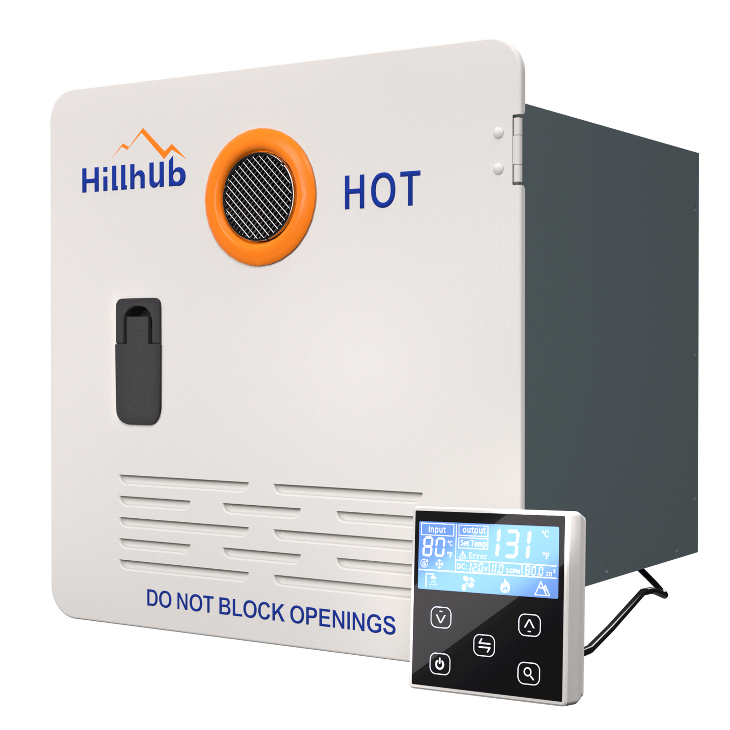 Hillhub 3.9 GPM RV Tankless Water Heater With Door(White)