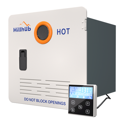 Hillhub 3.9 GPM RV Tankless Water Heater With Door(White)