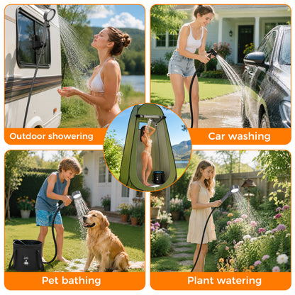 Hillhub Portable Camping Shower Kit