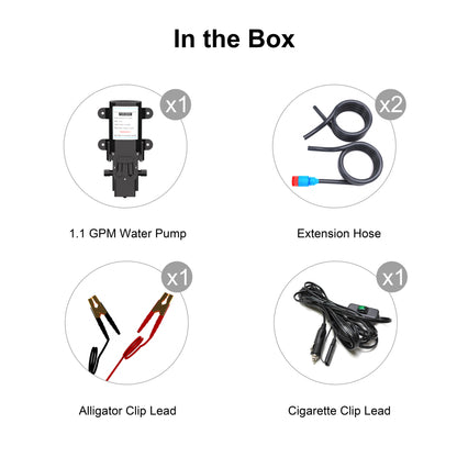 Hillhub 12V Water Pump Kit