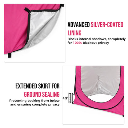 Hillhub Pop Up Camping Shower Tent