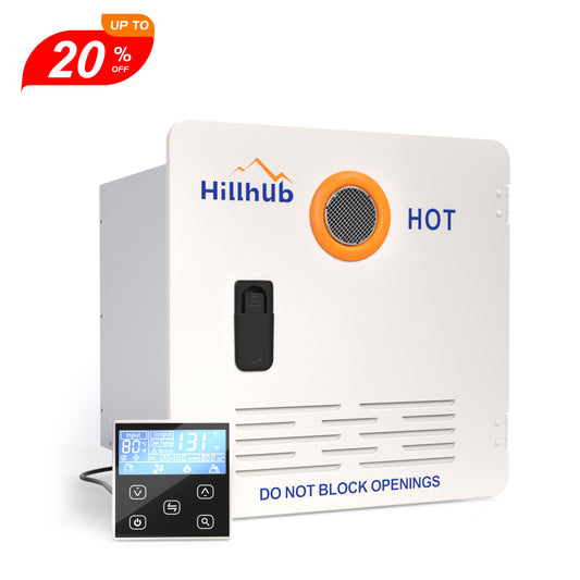 Hillhub 3.9 GPM RV Tankless Water Heater With Door