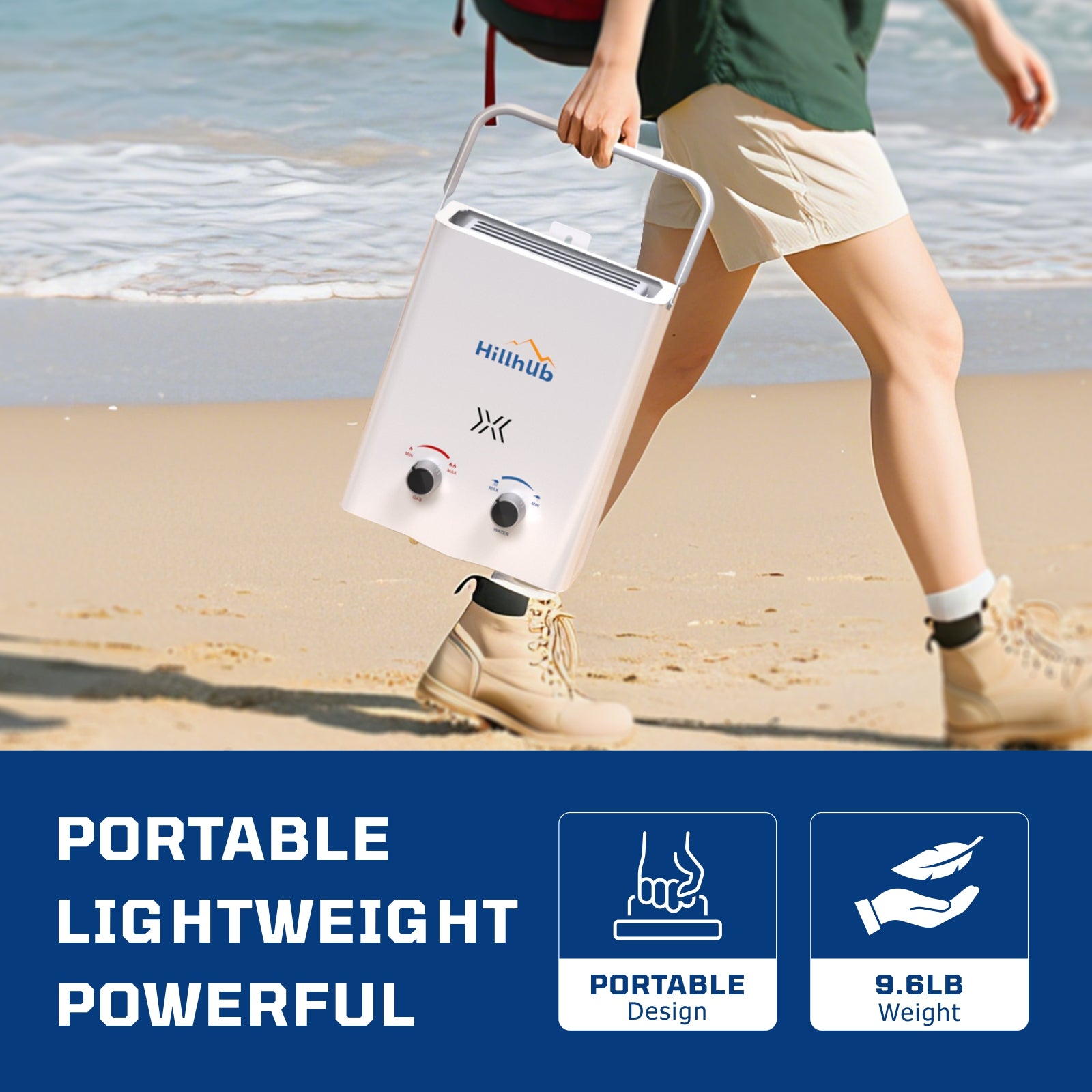 portable lightweight powerful: 9.6 LB