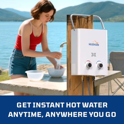 get instant hot water anytime, anywhere you go.