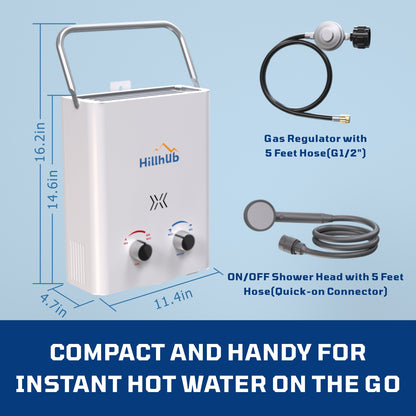 compact and handy for instant hot water on the go